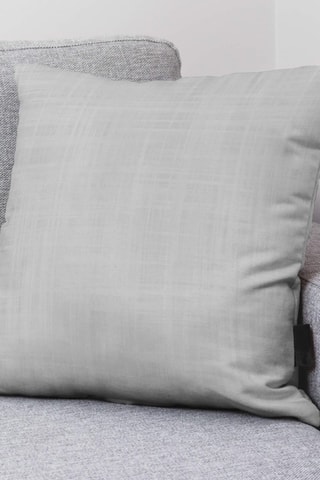 Copricuscino in cotone bio - Grigio - 50 x 50 cm
