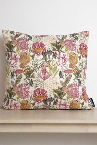 Copricuscino in cotone bio Iluntce - Rosso - 45 x 45 cm