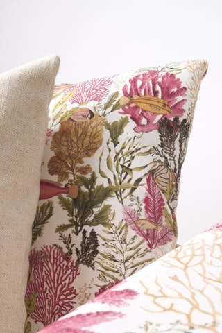 Copricuscino in cotone bio Iluntce - Rosso - 45 x 45 cm