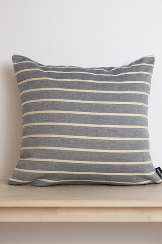 Copricuscino in cotone bio - Blu - 45 x 45 cm