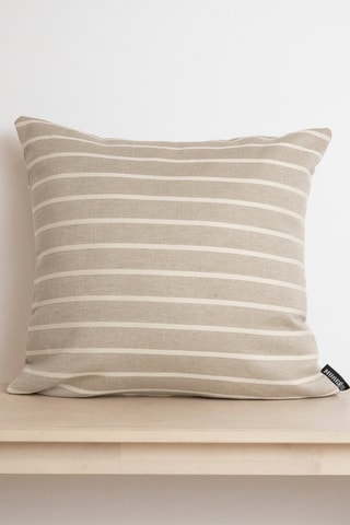 Copricuscino in cotone bio - Tabacco - 45 x 45 cm