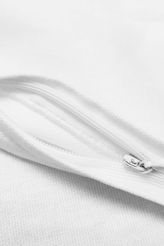 Copricuscino in cotone bio - Beige e verde - 30 x 50 cm