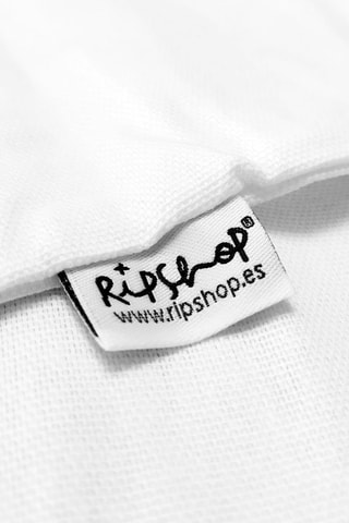 Copricuscino in cotone bio - Beige e verde - 30 x 50 cm