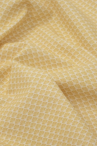 2 strofinacci in cotone bio Adelina  - Giallo e bianco