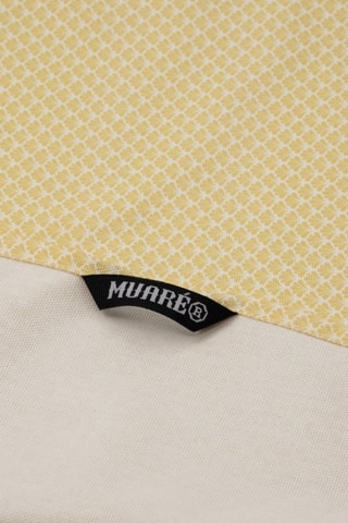 2 strofinacci in cotone bio Adelina  - Giallo e bianco