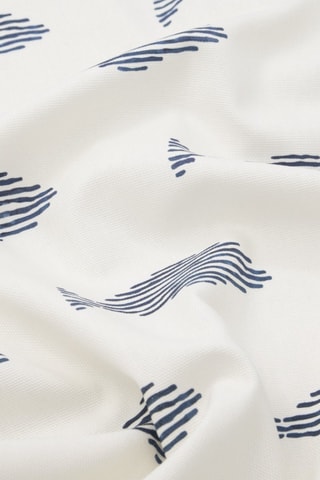 2 strofinacci in cotone bio - Blu