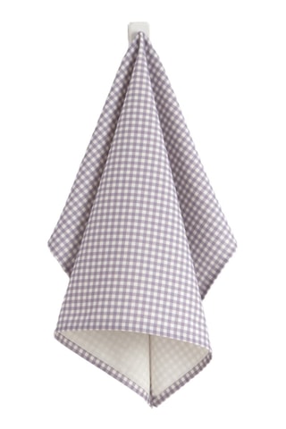 2 strofinacci in cotone bio Ileana  - Lilla