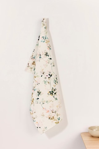 Strofinaccio - Beige e verde - 45 x 70 cm