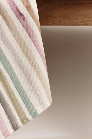 Strofinaccio - Bianco e rosa - 45 x 70 cm