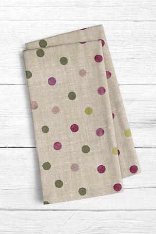 2 strofinacci in cotone bio - Beige e verde