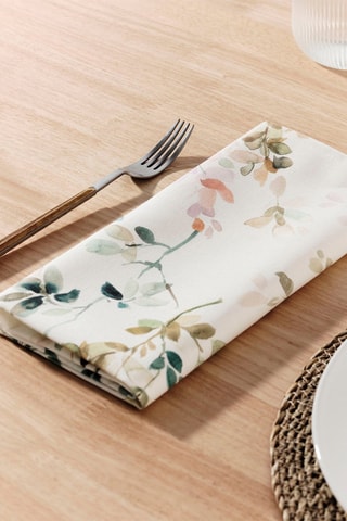 2 tovaglioli - Bianco e verde 