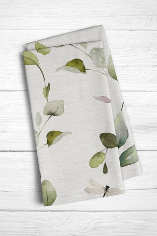 2 tovaglioli - Bianco e verde