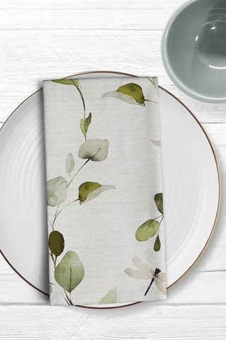 2 tovaglioli - Bianco e verde