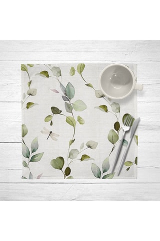 2 tovaglioli - Bianco e verde