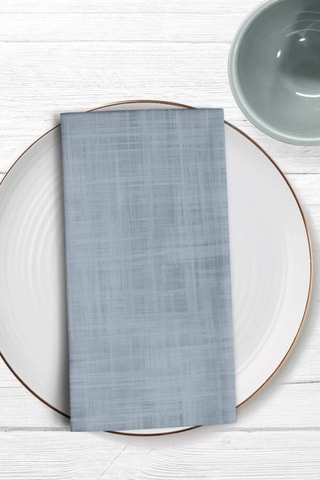 2 tovaglioli in cotone bio - Blu