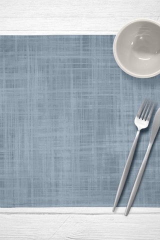 2 tovaglioli in cotone bio - Blu