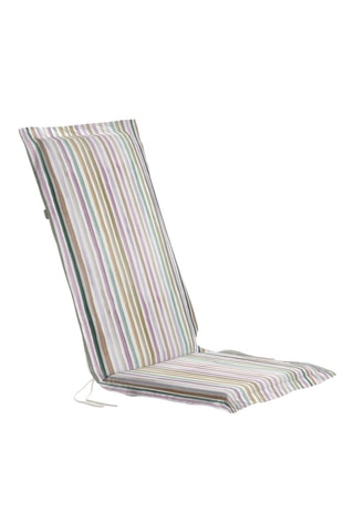 Cuscino per sedia da esterno in cotone Téflon® Naiara - Bianco - 41 x 37 x 4 cm