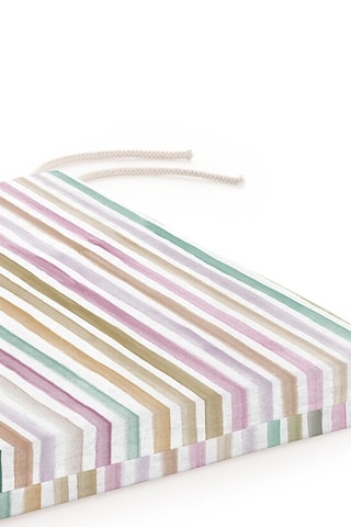 Cuscino per sedia in cotone Téflon® Naiara  - Multicolore - 40 x 40 x 5 cm