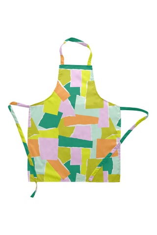 Grembiule in lino 0120-140 - Verde