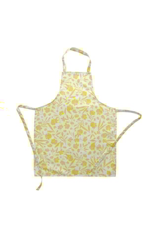 Grembiule in cotone bio - Giallo 
