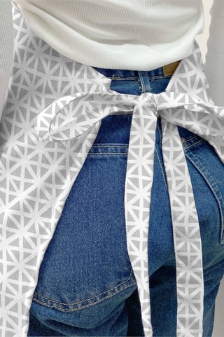 Grembiule in cotone bio - Grigio 