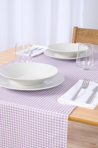 Runner in cotone bio Ileana - Viola - 150 x 50 cm