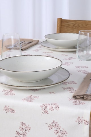 Runner in cotone bio Libe - Rosa - 150 x 50 cm