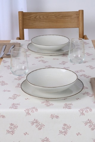 Runner in cotone bio Libe - Rosa - 150 x 50 cm