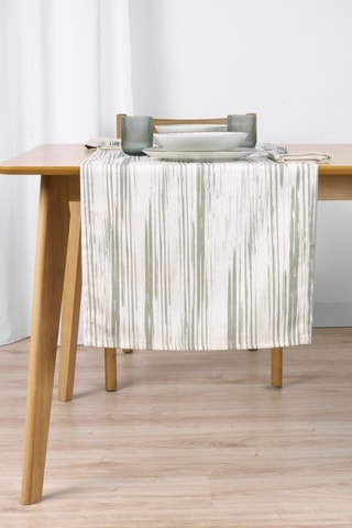 Runner in cotone bio Malak - Bianco - 150 x 50 cm