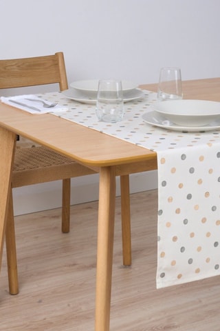 Runner in cotone bio - Beige - 150 x 50 cm