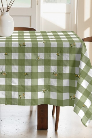 Tovaglia rettangolare antimacchia - Verde scuro 