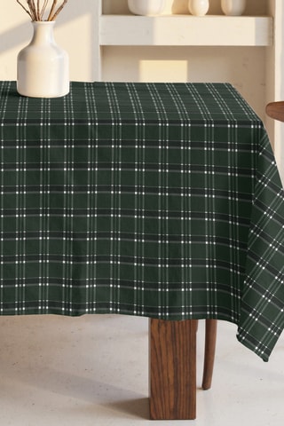 Tovaglia rettangolare antimacchia - Verde scuro