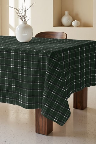 Tovaglia rettangolare antimacchia - Verde scuro