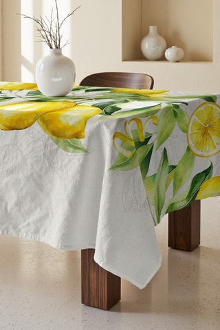 Tovaglia rettangolare antimacchia - Bianco