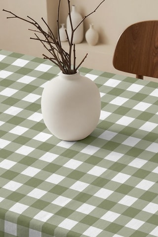 Tovaglia rettangolare antimacchia - Verde scuro 