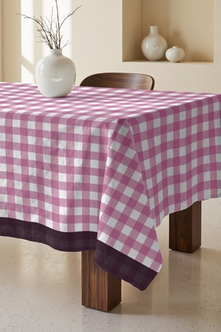 Tovaglia rettangolare antimacchia - Rosa 