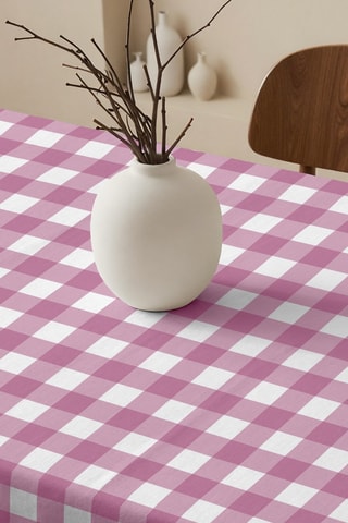 Tovaglia rettangolare antimacchia - Rosa 