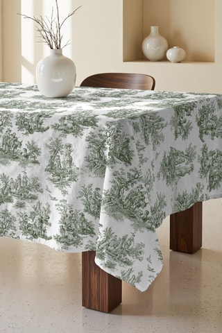 Tovaglia rettangolare antimacchia - Verde