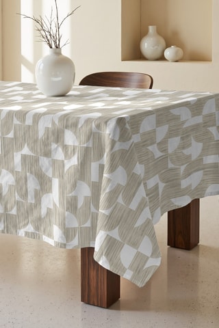 Tovaglia rettangolare antimacchia - Beige