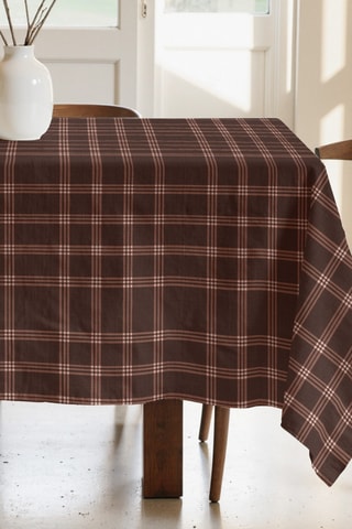 Tovaglia rettangolare antimacchia - Marrone 