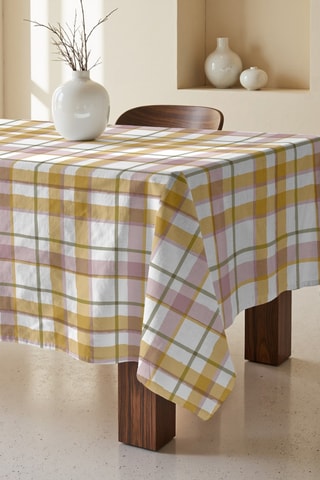 Tovaglia rettangolare antimacchia - Giallo 