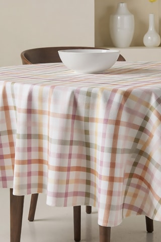 Tovaglia rotonda antimacchia - Bianco