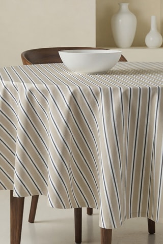 Tovaglia rotonda antimacchia - Beige