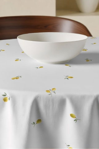 Tovaglia rotonda antimacchia - Bianco