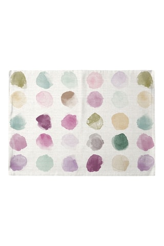 2 tovaglioli antimacchia - Ecrù e viola