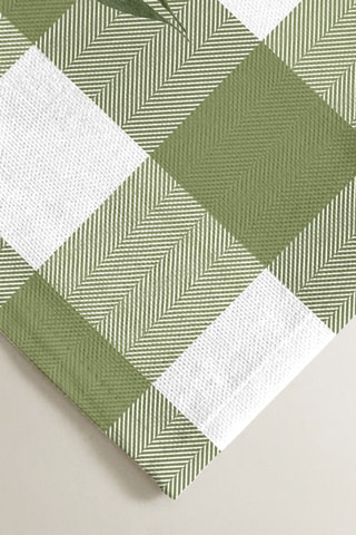 2 tovaglioli antimacchia - Bianco e verde oliva