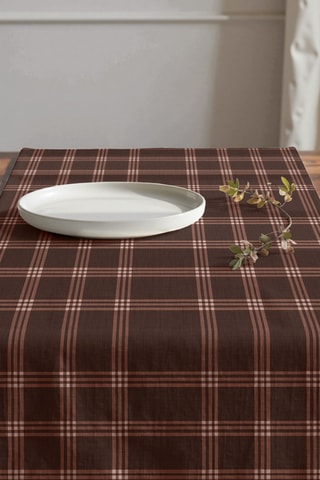 Runner in cotone bio - Marrone - 50 x 150 cm