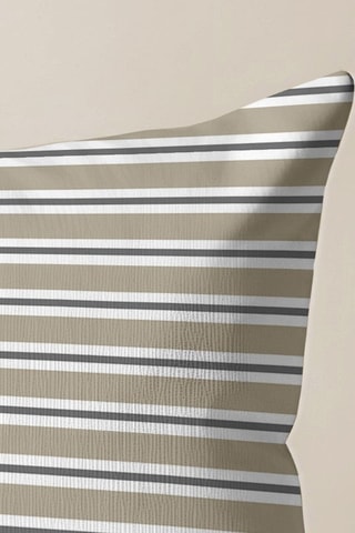 Copricuscino - Beige e blu notte - 30 x 50 cm