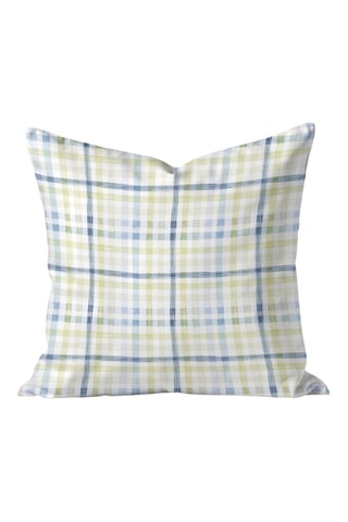 Copricuscino - Verde chiaro e grigio scuro - 50 x 50 cm