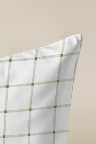 Copricuscino - Bianco e verde - 50 x 50 cm